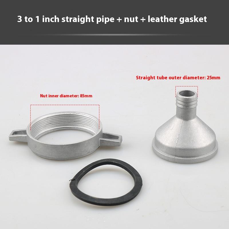 1 Set Chiave per Connettori Tubi in Alluminio da 1 Pollice 3 Pollici Con Guarnizione in Gomma Raccordo Tubo di Collegamento Pompa Raccordi Pompa Benzina Acqua