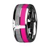 Fashionable Minimalist Double Groove Textured Ring Multiple Styles Available Elegant Band