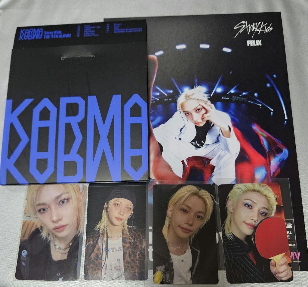 [USED] StrayKids KARMA COMPACT version HMV bonus Felix