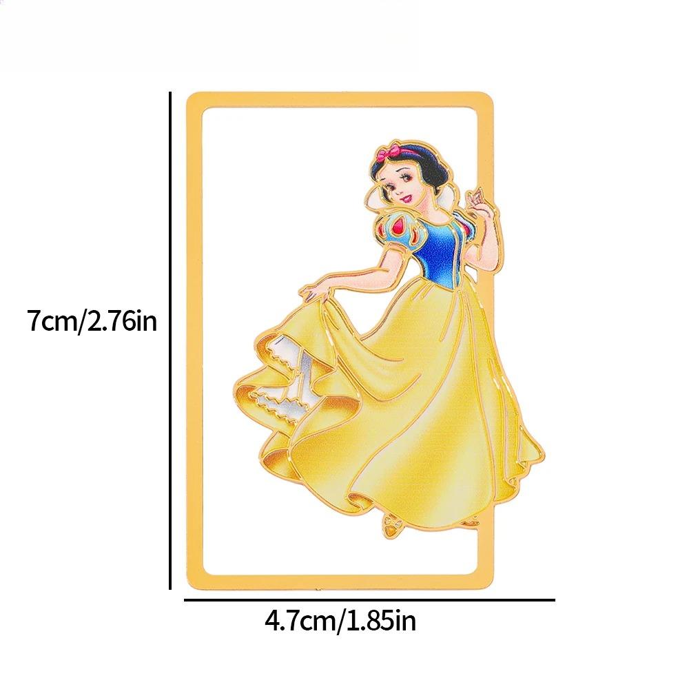 Disney Princess Metal Bookmark Series Snow White The Little Mermaid Anime Book Fan Merchandise Birthday Gift for Friends