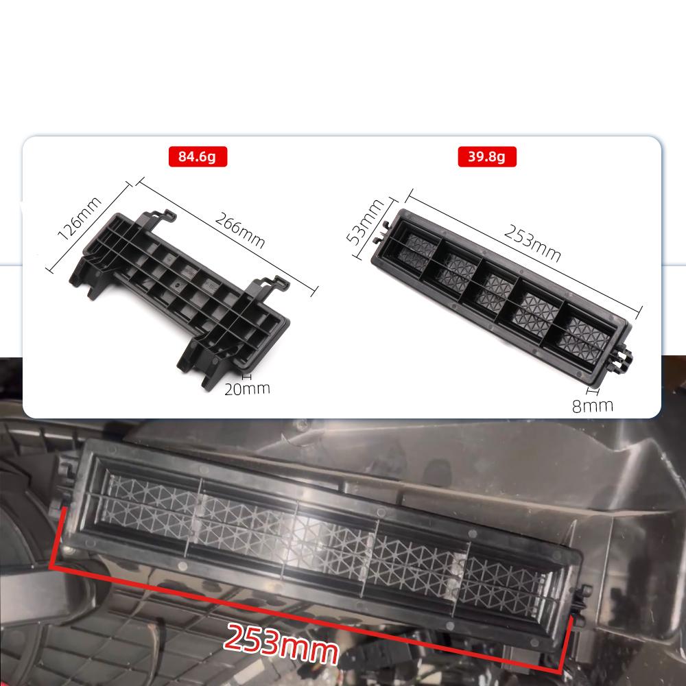 2468300142 Tapa de Cubierta de Filtro de Aire Acondicionado de Coche Negra Para Mercedes Benz Clase A GLA W247 W156 Después de 2015