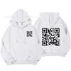 Unisex Oversized Fleece-Lined Hoodie With Bold Graphic Print Loose Fit Long Sleeve Sweatshirt Teens Adults