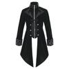 Steampunk Damen Herren Mittelalter Kleid Kostüm Stehkragen Frack Gotisch Vampir Cosplay Jacke Mäntel S-5XL