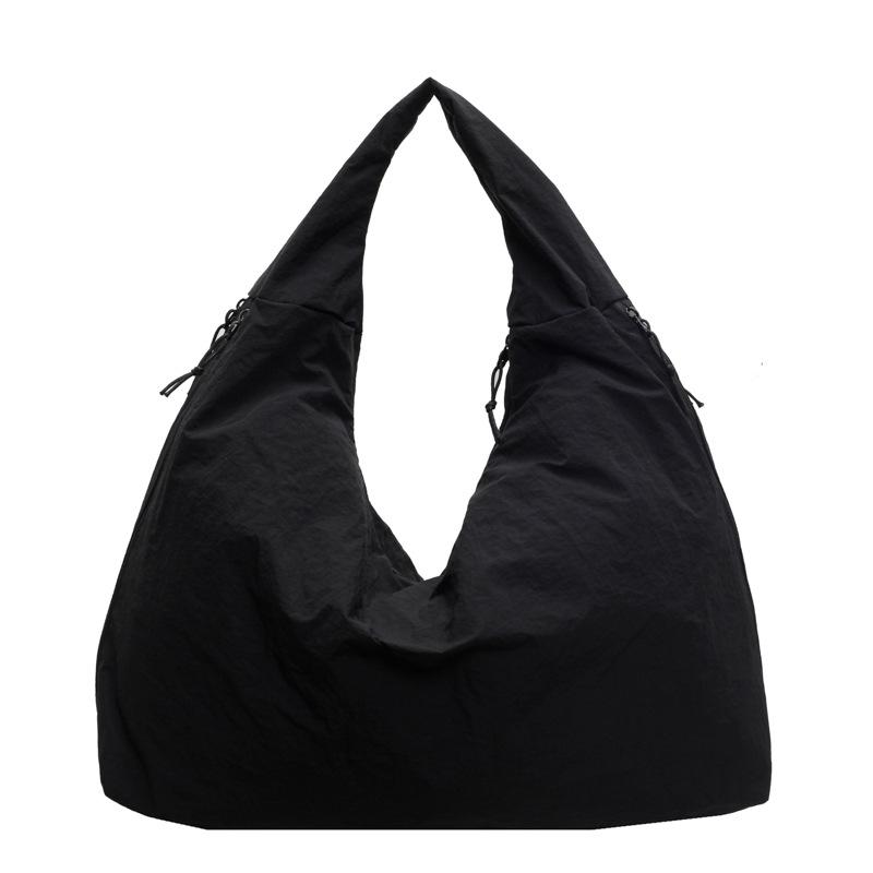Slack fashion casual canvas tote bag women's new versatile large capacity armpit bag commuter shoulder bag