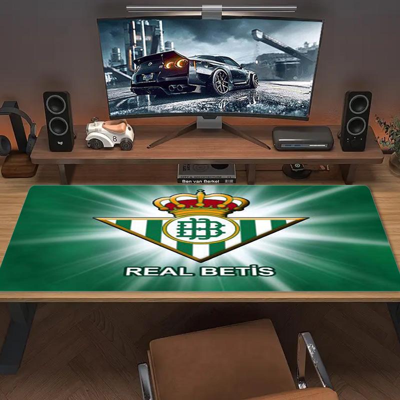 Real Betis Color Mouse Pad Large Gaming Table Cushion Non-slip Laptop Tablet Big Mousepad XXL Mat Mini PC Playmat With Lock edge