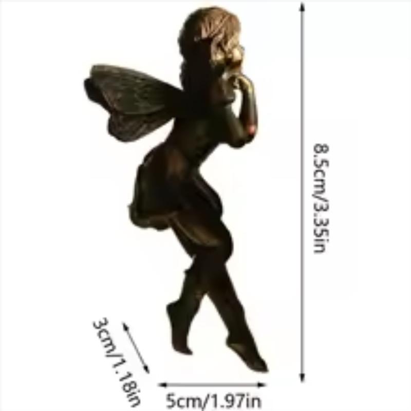 Peri Kız Asılı Fincan Reçine Dekorasyon Peri Kombinasyonu Çiçek Sepeti Kenar Dekorasyon Bahçe Saksı Süsler