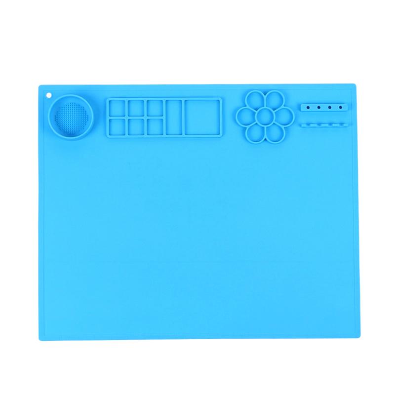 Silicone Painting Mat,Large Silicone Art Mat, Art Mat With Cup, Easy Clean Up, Protects Surfaces Perfectly. For Paint, Color