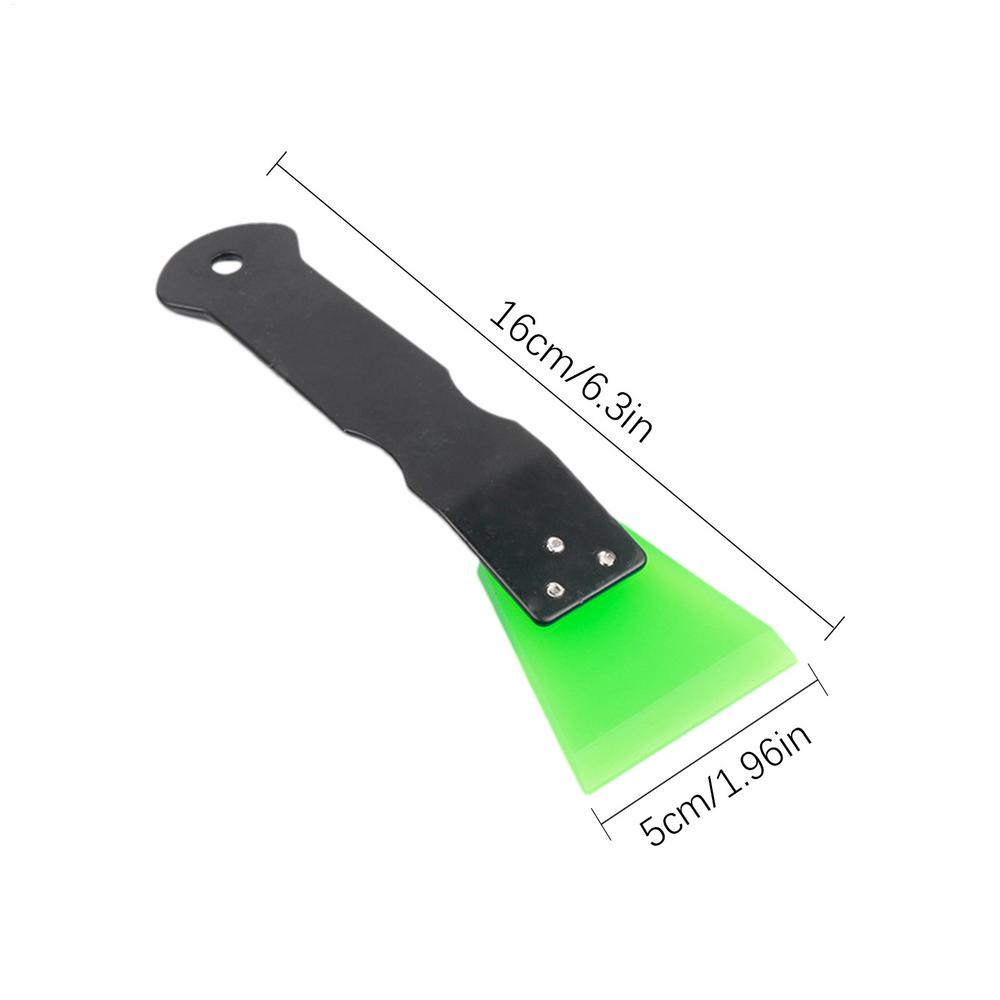 Car Wrap Squeegee Elastic Rubber Film Wrap Squeegee Tools Water Scraper Car Film Scraper With Metal Handle For Vehicle Tinting