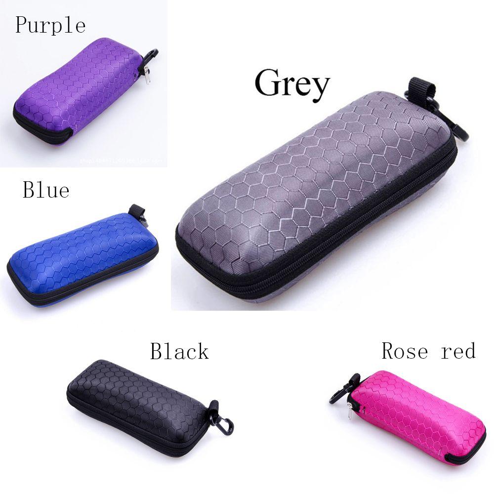 Outdoor Protable Holder Sunglasses Case Zipper Box Eyewear Protector Hard Eye Glasses