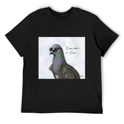 Coo' Man, Coo' Pigeon T-Shirt Heavyweights Vintage Anime Shirt Blanks Luxury Clothes Men