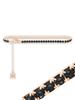 Macier [S925] Black Mini Tennis Bracelet (Rose Gold)