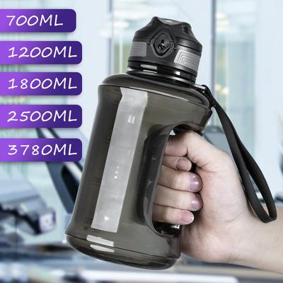 Large-capacity Sports Water Bottle Fitness Water Bottle Outdoor Elastic Cover Tritan Bucket Cup Travel Pot Online Celebrity Tons of Barrels