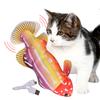 Floppy Fish Cat Toy Moving Fish Toy Pet USB Charger Toy Interactive Electric Floppy Fish Funny Cat Chewing Playing Supplies