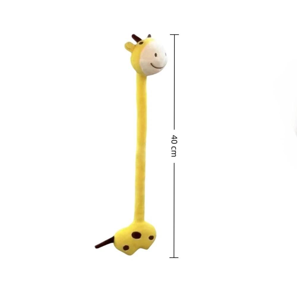Funny Long Neck Animal Plush Toy 40CM Long Neck Giraffe/Cat/Penguin/Goose Hanging Doll Cute Cartoon Design Bag Pendant