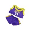 17cm Labubu Doll Sports Uniform Set - Basketball & Football Macaron Outfit