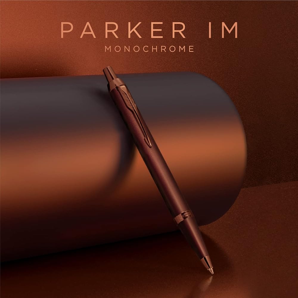 PARKER Parker Ballpoint Pen IM Monochrome Burgundy BGT Medium, Permanent Imported in Gift Box 219...