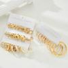 12/48pcs Bohemian Gold Color Earrings Set For Women Vintage Faux Pearl C-Shape Hoop Earrings Daily Wear Party Jewelry Gifts 2026