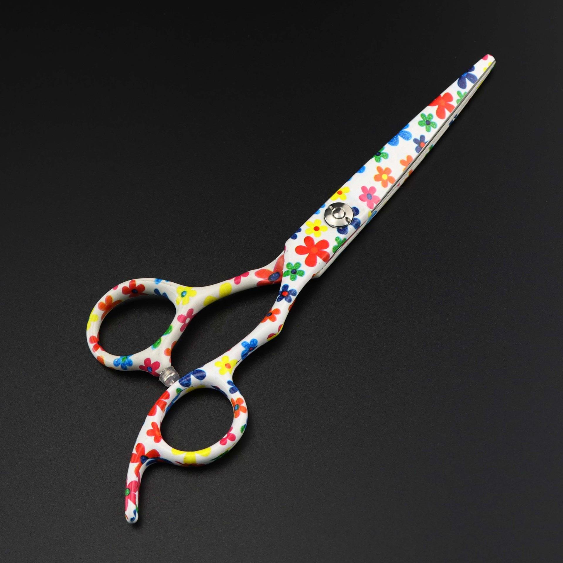 6.0-Inch Hair Cutting Shears: Straight, Serrated, Thinning Shears for Salons