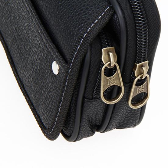 Cartera de piel sintética para hombre, tarjetero para teléfono, monedero informal con cinturón colgante