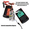 12V 6A  Full Automatic Car Battery Charger Intelligent Fast Power Charging Pulse Repair Charger Wet
