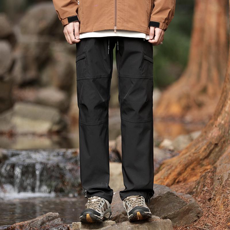 

Брюки Свободные Повседневные Прямые Брюки Флис Уличные Брюки M