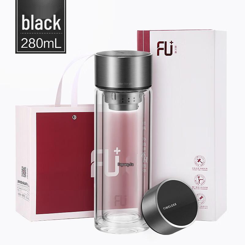 FUGUANG FU+ Double-Layer Glass Tea Cup