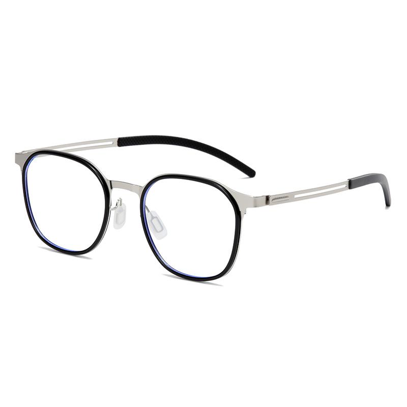 Metal Oversized Student Nearsighted Glasses For Men Fashion Business Shortsighted Prescription Glasses Women -0.5 -0.75 To -6.0