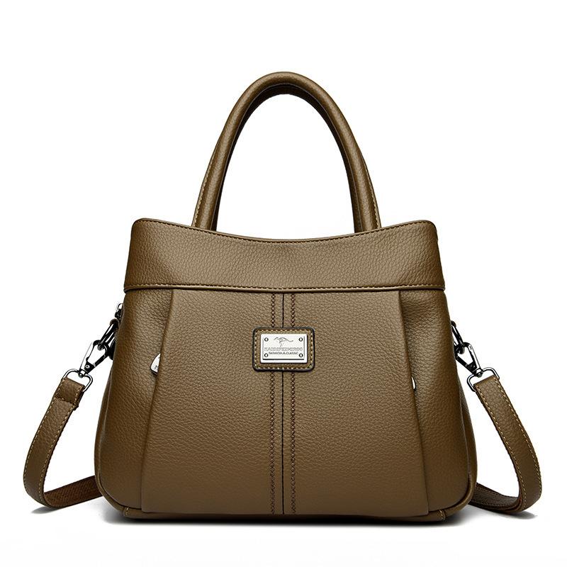 Ladies' Large-capacity Single-shoulder Crossbody Multi-layer Multi-functional Handbag Casually