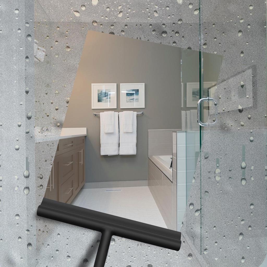 28cm Medium Glass Squeegee for Household and Commercial Cleaning