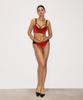 VINAJ Strap Velvet Basic Panties (Red)