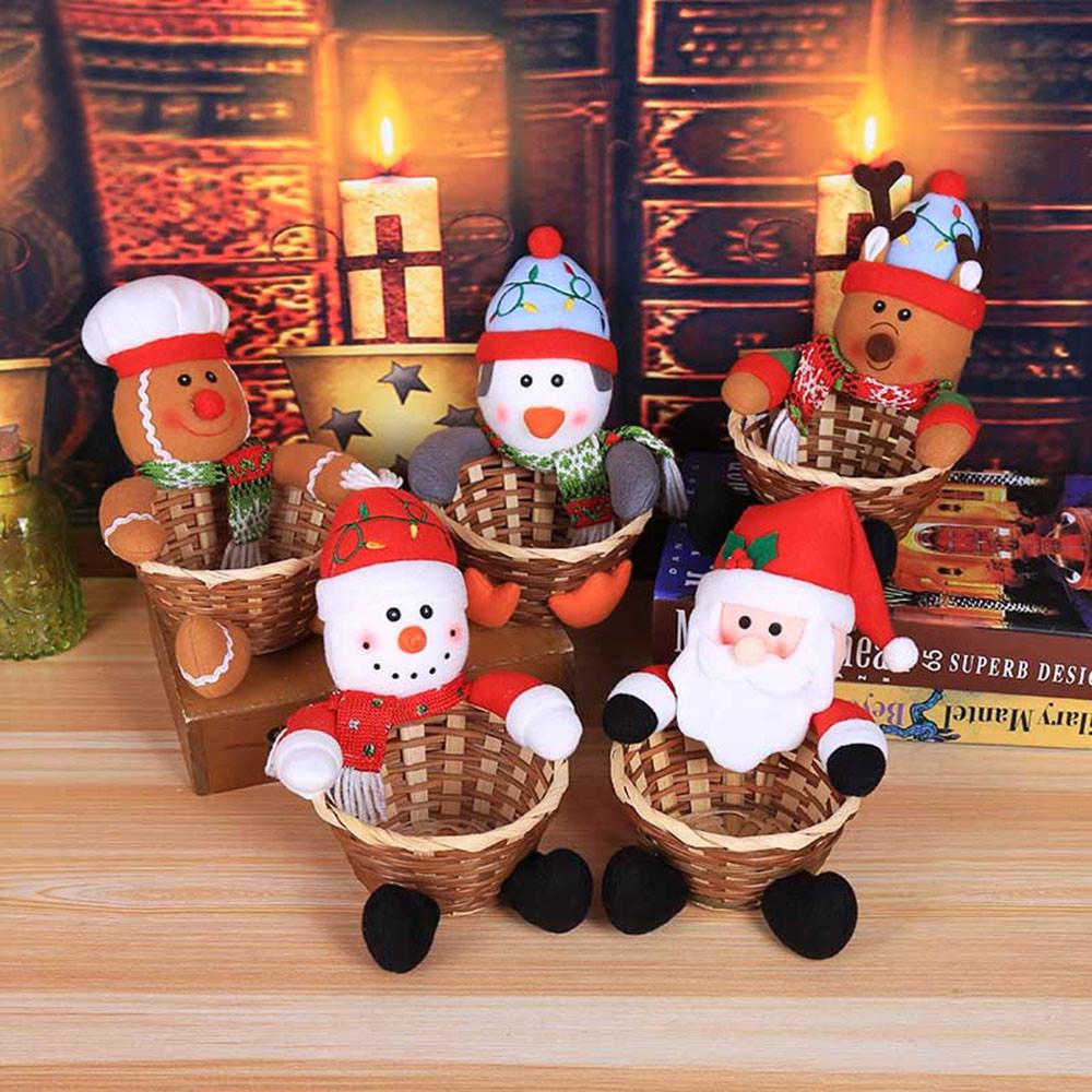 

Sagit Merry,Christmas,Candy,Storage,Basket,Decoration,Santa,Claus,Storage,Basket