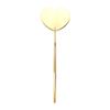 Eyelash Extension Mirror Lash Lifting Supplies Stainless Steel Long Handle Heart Shape Magnifying Checking Hand Mirror