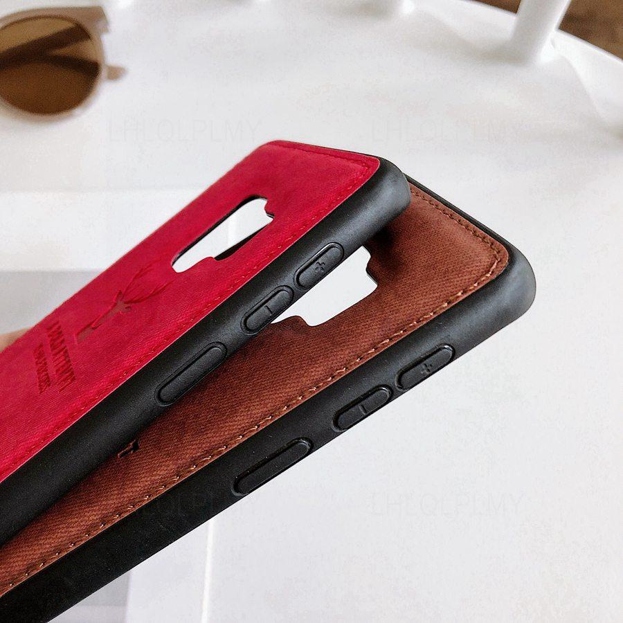 Fabric Cloth Soft Silicone Case For Samsung Galaxy A37 A57 A17 A16 A15 A25 A35 A55 A52 A32 A14 A34 A54 5G A26 A36 A56 S24 FE S25 S23 S26 Deer Cover