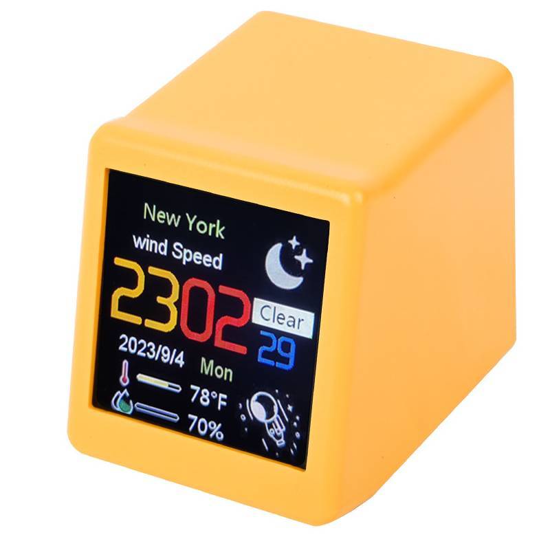 Electronic Table Clock Wifi Weather Station Digital Lcd Weather Forecast Gadget