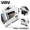 Full Face Motorcycle Helmet With Flip-Up Visor DOT Certified ABS Shell Adult Men All Season Riding