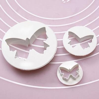 3 pezzi stampo per torta a forma di farfalla stampo in plastica riutilizzabile per la cottura in casa per la cucina