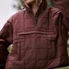 Women's Autumn/Winter Solid Color Hooded Cotton Jacket: Foldable, Long Sleeve, Pullover with Pocket.