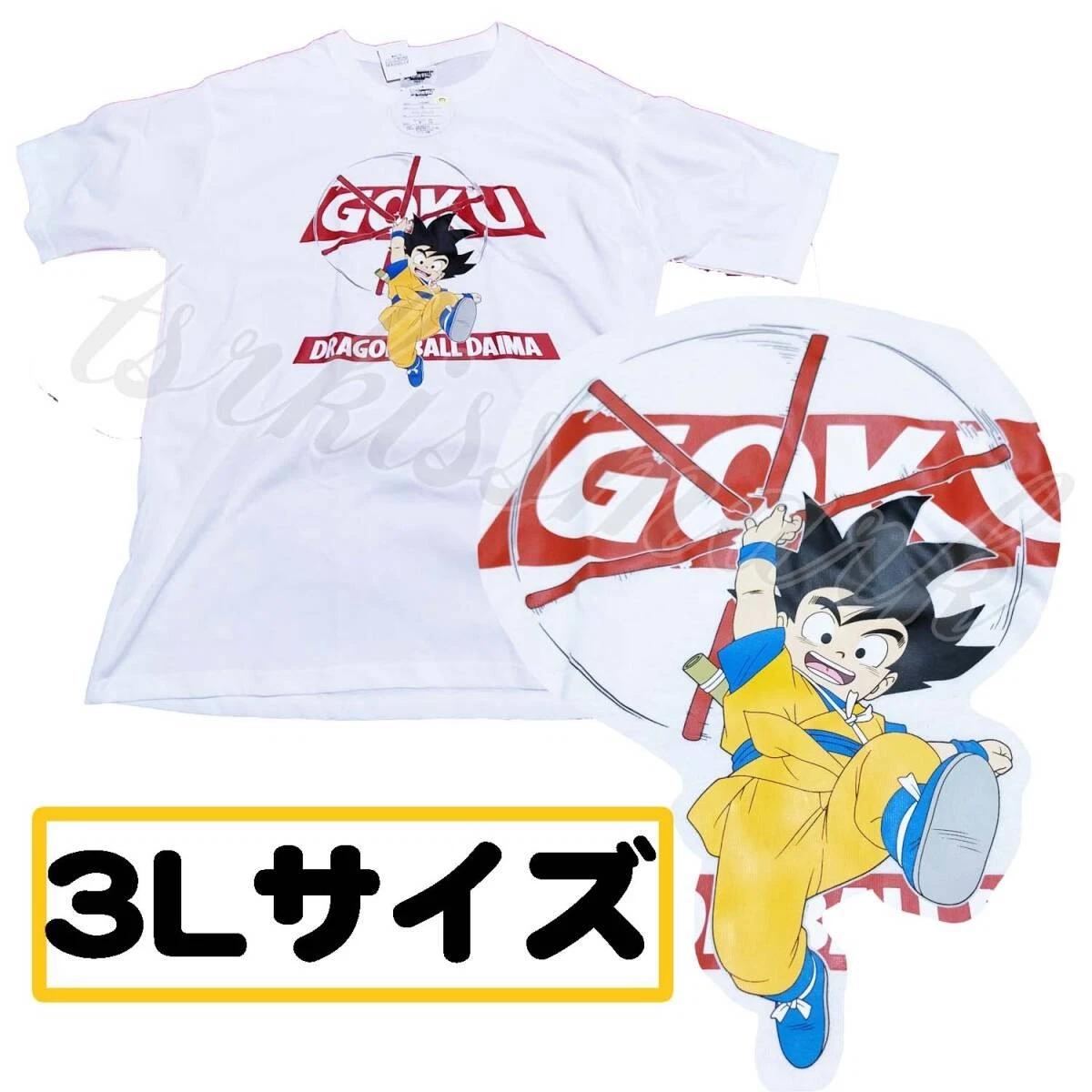 Dragon Ball DAIMA Son Goku Anime T-Shirt 3XL Short Sleeve Graphic Tee XL