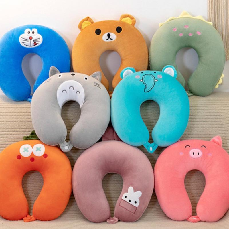 Animal Cartoon U-shaped Pillow - Cute Souvenir Gift for Kindergarten or Birthday