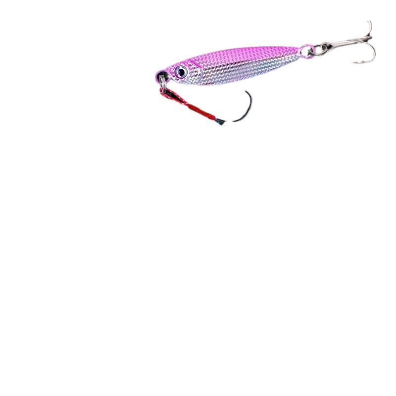 Yan Luya Long Cast Metal Jig for Freshwater & Saltwater Fishing - Sinking Lure with Blood Groove Hook for Bass, Walleye, & Mackerel