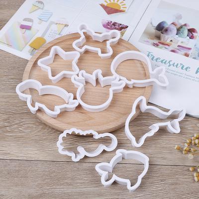8Pcs/Set Sea Creatures Cookie Cutter Whale Dolphin Fondant Tool Biscuit Moulds