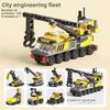 Vehicle Urban Engineering Building Block Puzzle Toy For Childrens Birthday Gifts