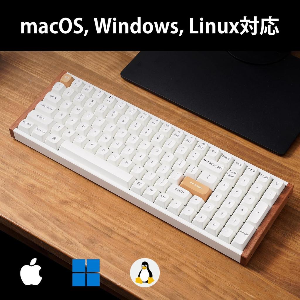 Keychron K4 HE Rapid Trigger Wireless Custom Hall Effect Gateron Double Rail Magnetic Bluetooth QMK Aluminum Wood RGB Compatible with and Linux US
