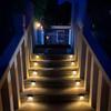 4pcs Solar Outdoor Light Outdoor Solar Lights for Garden Decor Home Waterproof Outdoor Stair Stepping Step Light