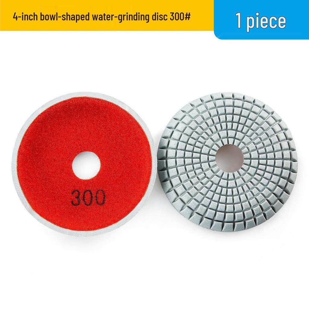 Diamond Bowl-Shaped Round Bottom Polishing Disc for Granite and Marble Angle Grinders