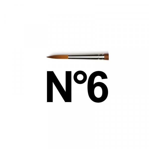 Brush - Round - Acrylic - Precision - Raphaël - Series 8900 - No. 6