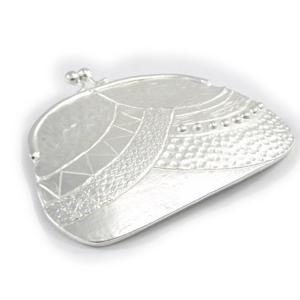 Dolce Vita [I1475] - Broche de designer 'Burse Bag' em prata