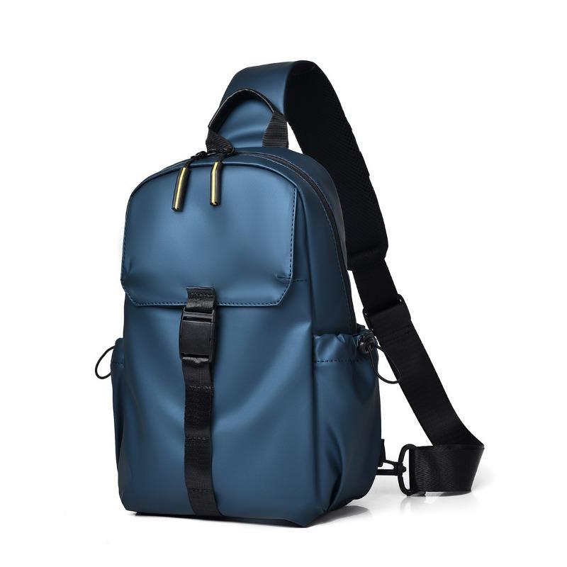 

Модная сумка-мессенджер большой вместимости, нагрудная сумка для велоспорта и спорта, новая мужская одноплечевая сумка-мессенджер, нагрудная сумка синий