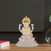 Figur Statyer Fengshui av Rikedom Hantverk Centerpiece Indisk Buddha Skulptur för Bil Skrivbord Butik