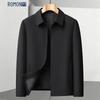 ROMON Men's Business Casual Zipper Jacket